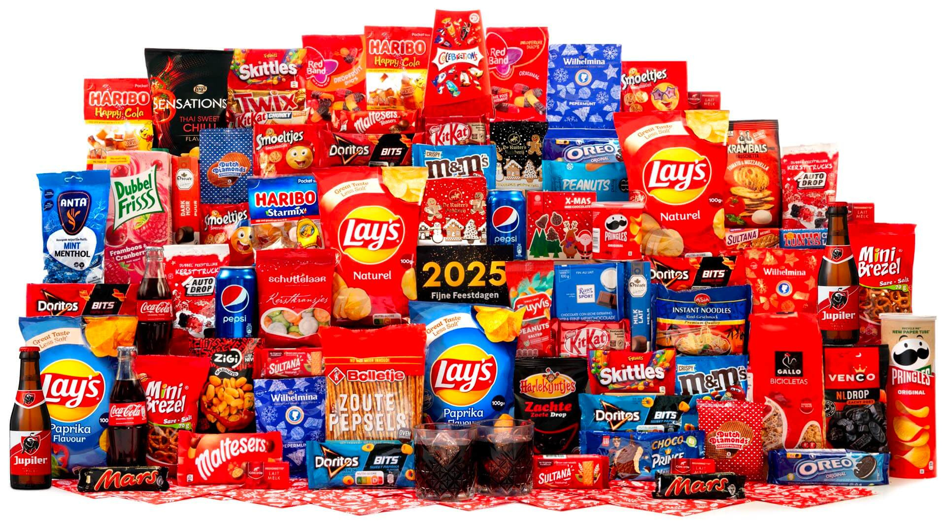 Kerstpakket Coca-Cola & Feestelijke Snackassortiment