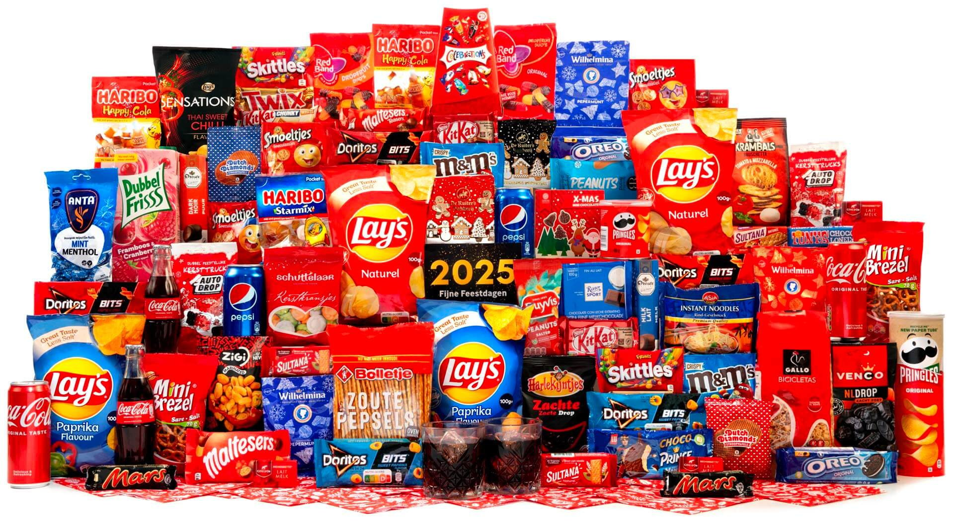 Kerstpakket Coca-Cola & Feestelijke Snackvariatie