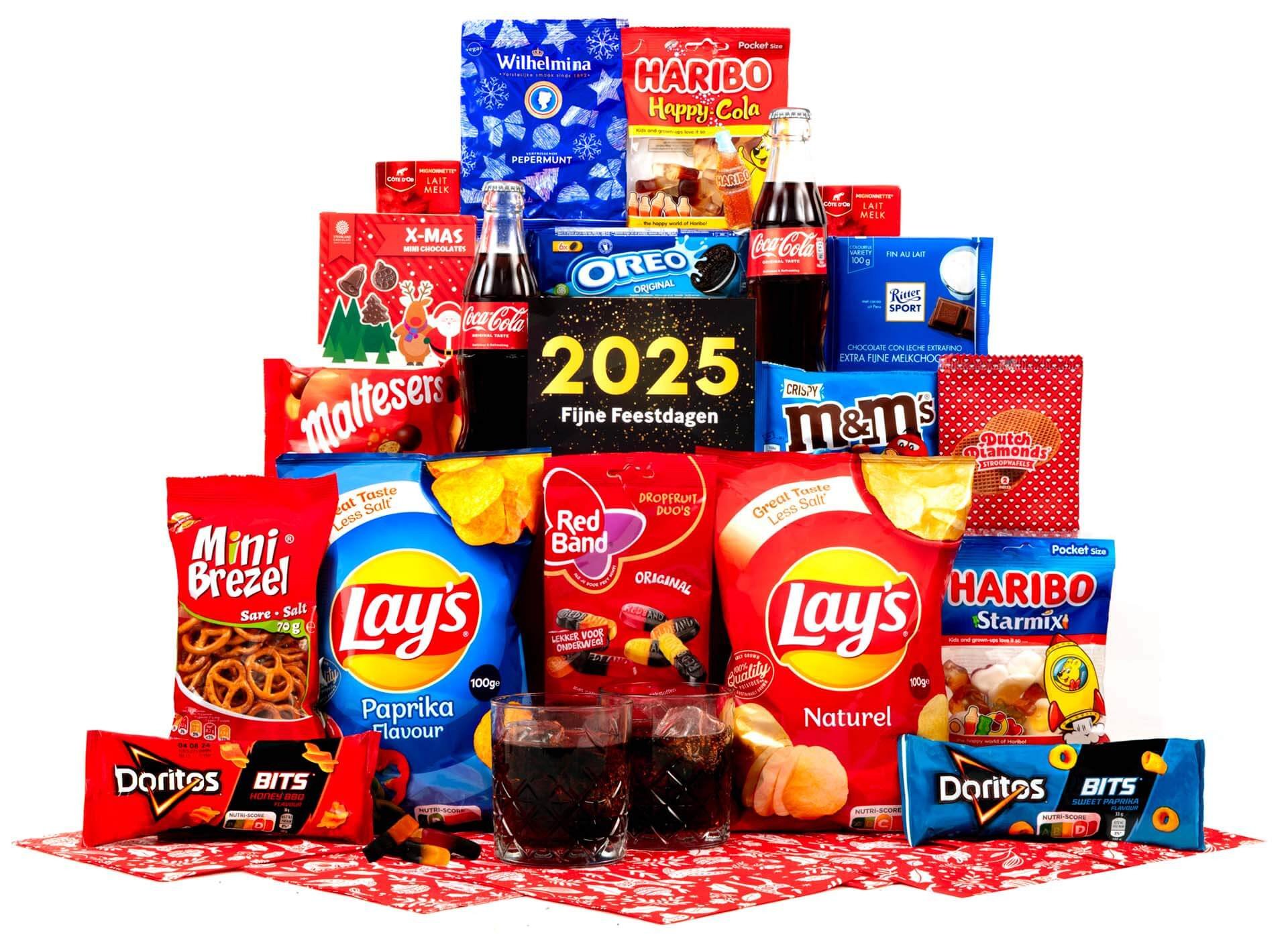 Kerstpakket Coca-Cola & Luxe Snackmix