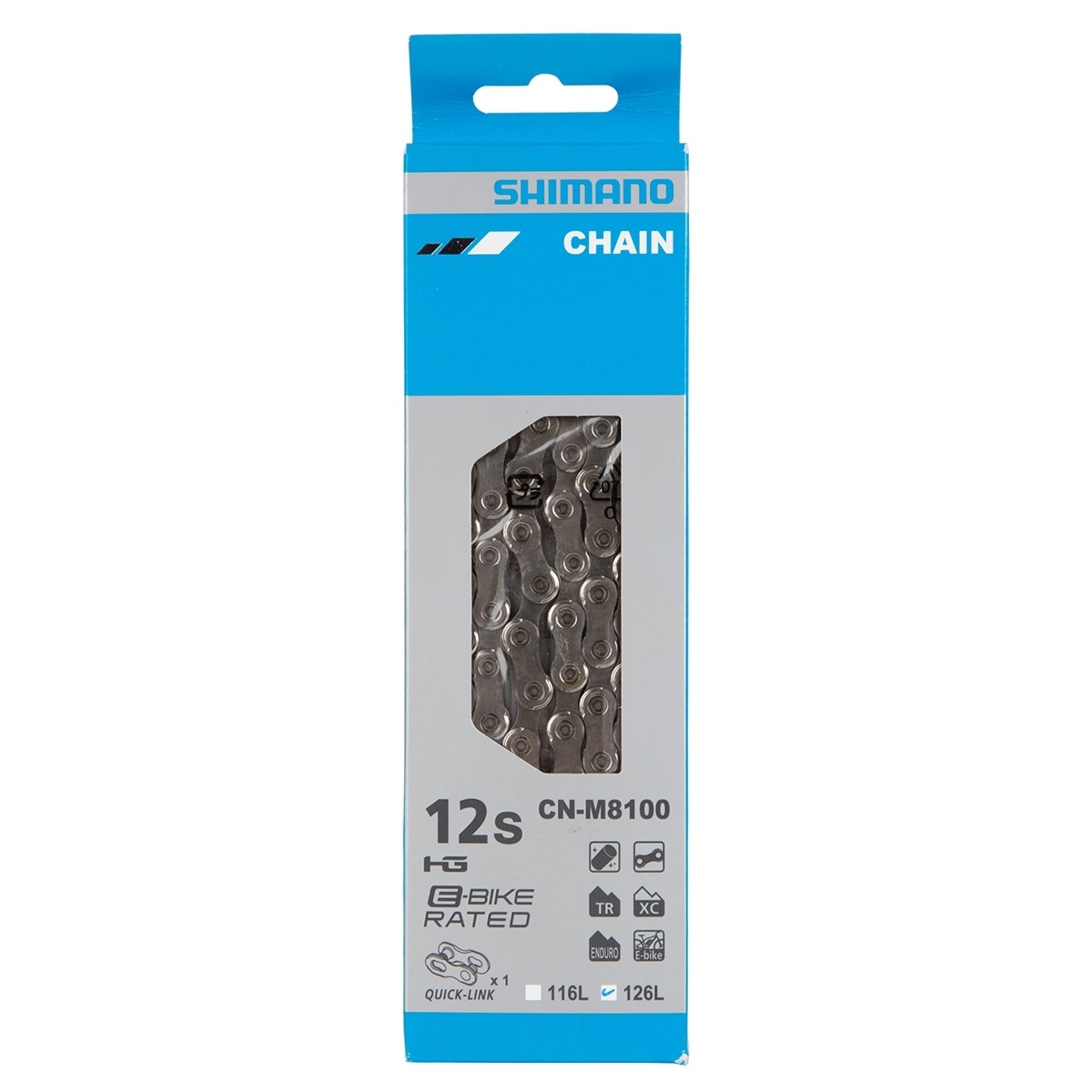 Shimano CN-M7100 SLX/Road Chain With Quick Link, 12-Speed, 126L
