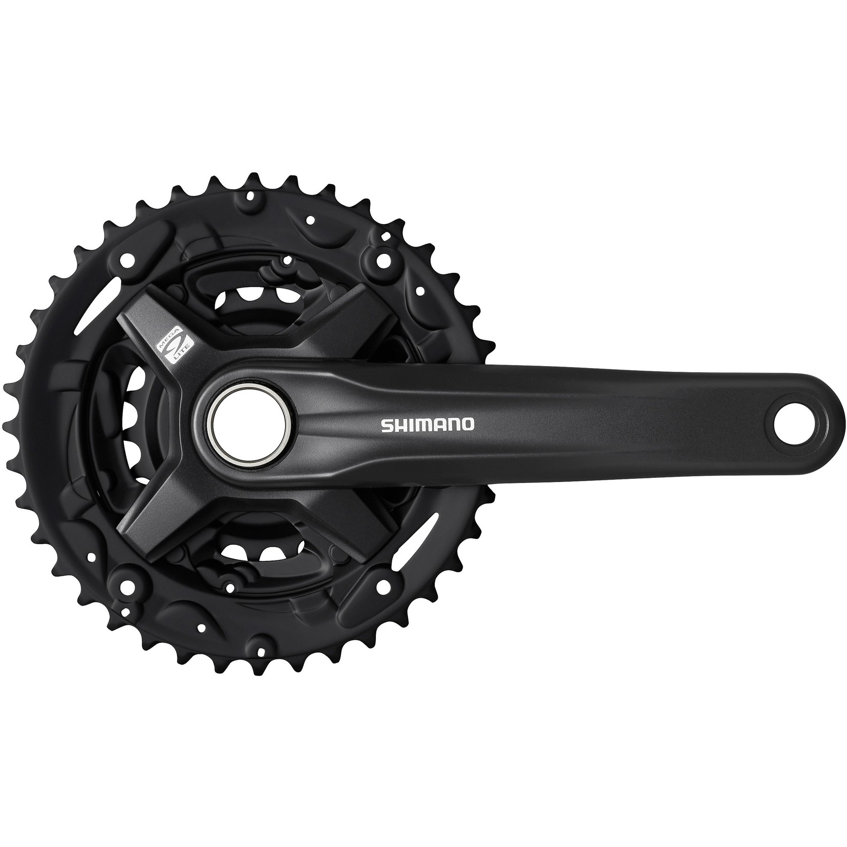 Shimano FC-MT210 2-Piece Chainset 9-Speed 51.8MM Chain Line 170MM 36/22T Black