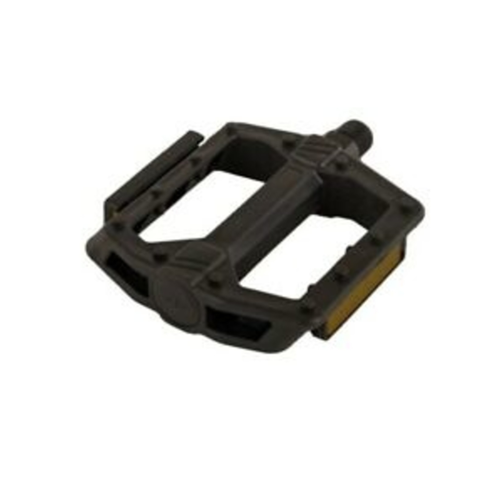 ETC DX Style Platform Resin Pedals Black 9/16"