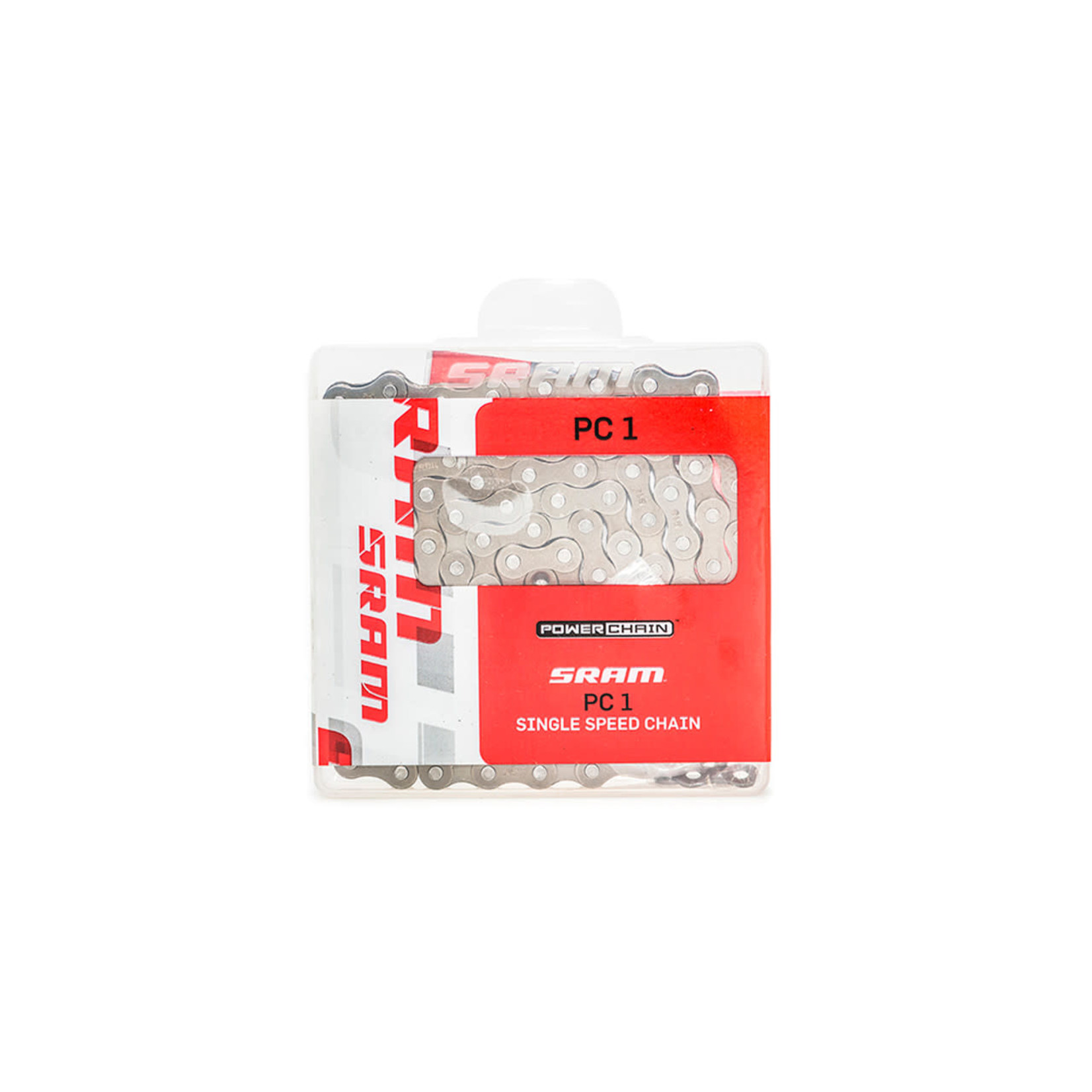 Sram PC1 1/8 1 Speed Chain Nickle 114 Links   -Single Speed