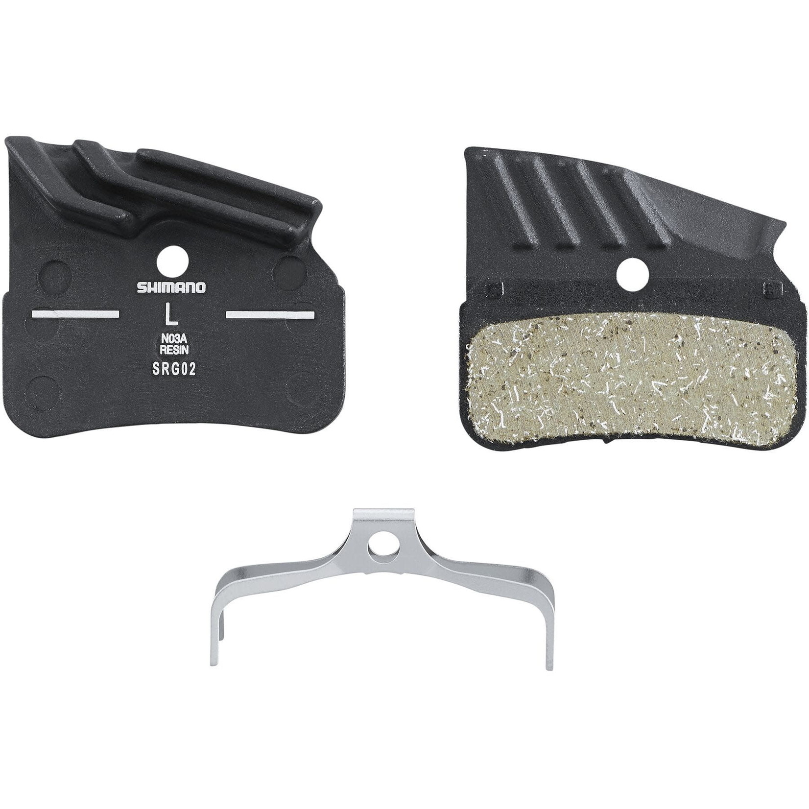 Shimano N03A-RF Resin Disc Pads Resin W/Fin Ice-Tech (for 4 piston Shimano callipers)