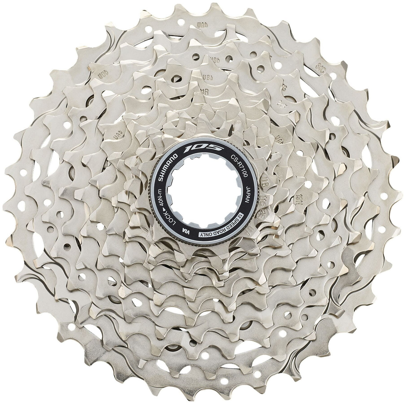 Shimano CS-R7101 105 12-Speed Cassette, 11 - 34T