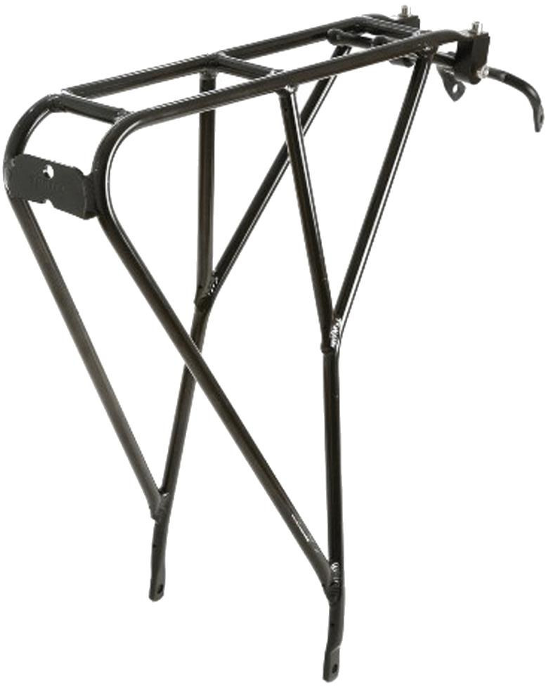 Velocity Hybrid Rear Pannier Rack Black Duff Cycles