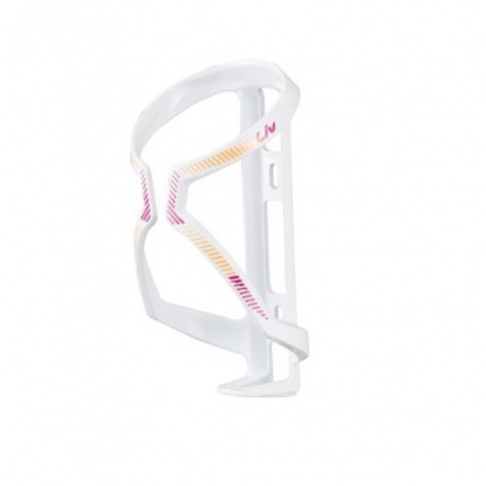 Liv Airway Sport Bottle Cage - White/Orange/Pink