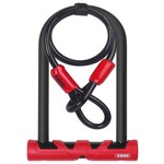 Abus 420 Ultimate U-lock incl Carrier And 10mm x 1.2m Cable