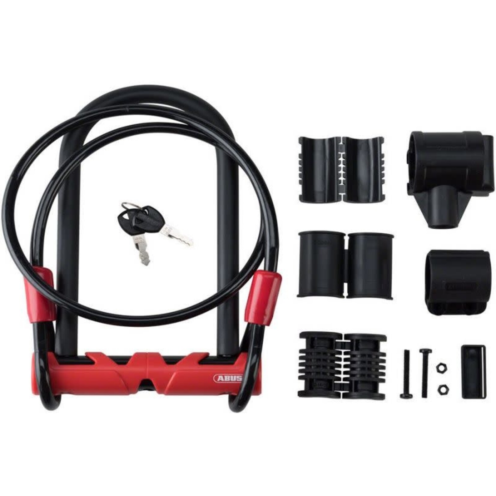 Abus 420 Ultimate U-lock incl Carrier And 10mm x 1.2m Cable