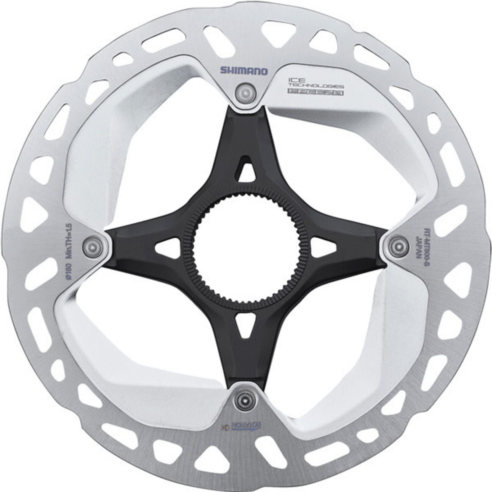 Shimano Disc Rotor RT-MT800 XT With Internal Lockring Ice Tech FREEZA 160mm Center Lock