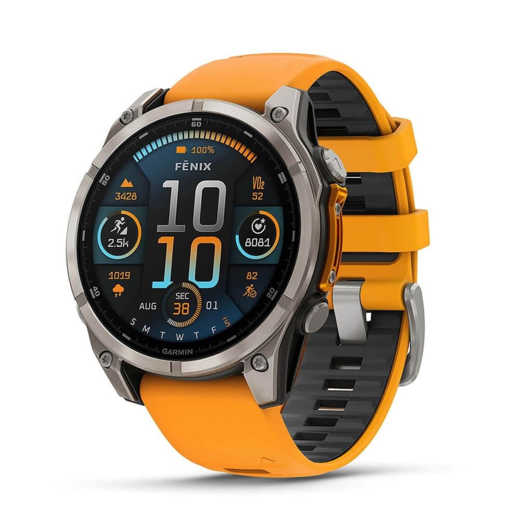 Garmin Fenix® 8 AMOLED Sapphire 47mm Titanium Case