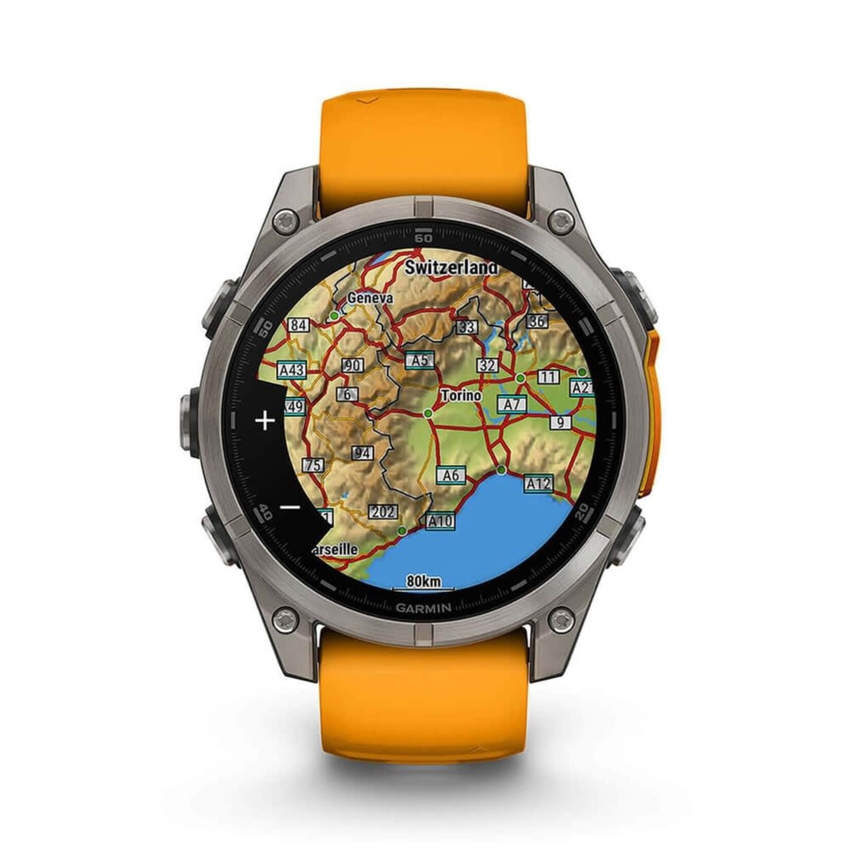 Garmin Fenix® 8 AMOLED Sapphire 47mm Titanium Case