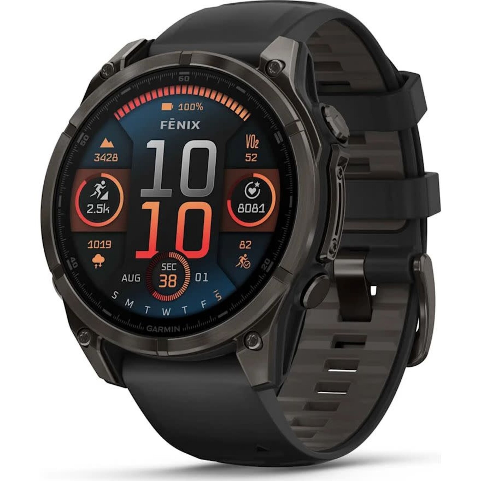 Garmin Fenix® 8 AMOLED Sapphire 47mm Titanium Case