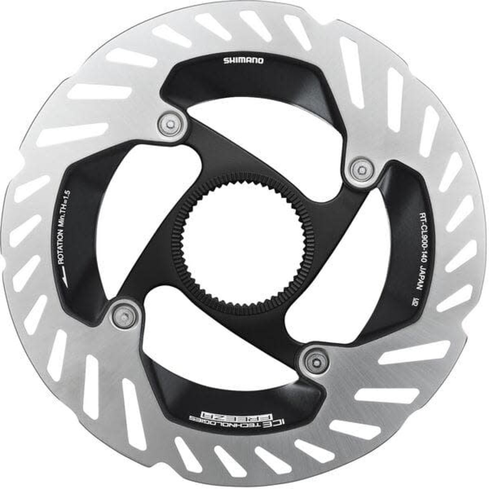 Shimano RT-CL900 Ice Tech FREEZA Rotor With Internal Lockring 140 mm