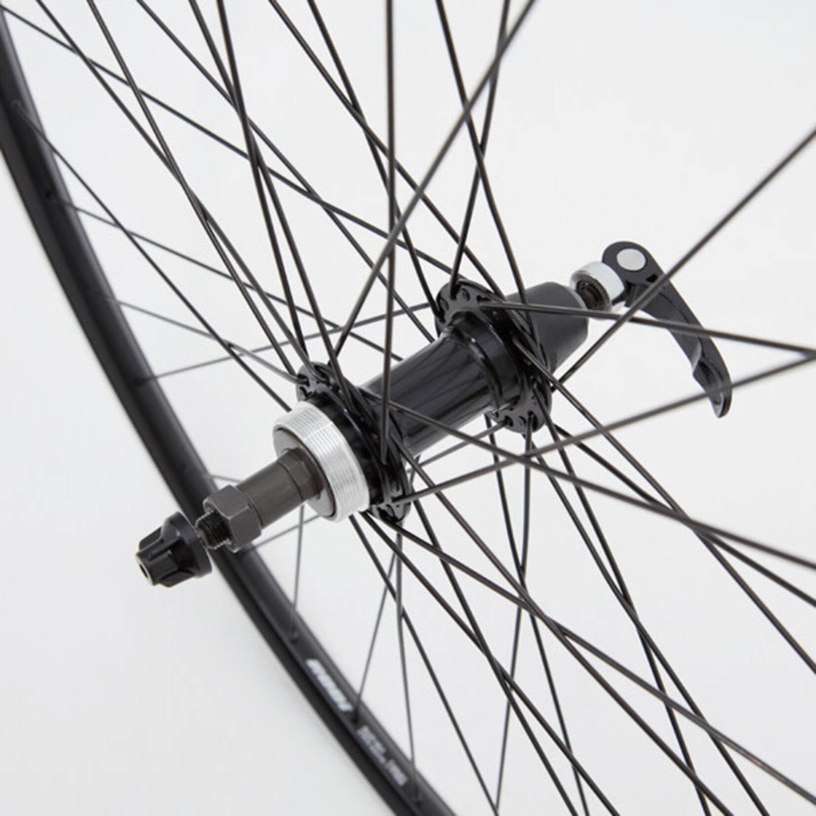 M-Part 700C Hybrid Rear Wheel - Quick Release - Screw On -Black