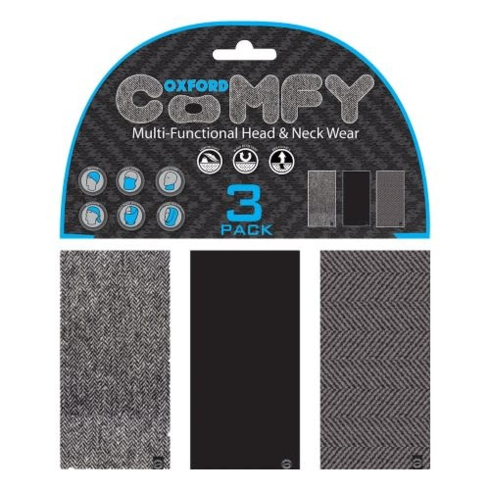 Oxford Comfy Herringbone 3-Pack