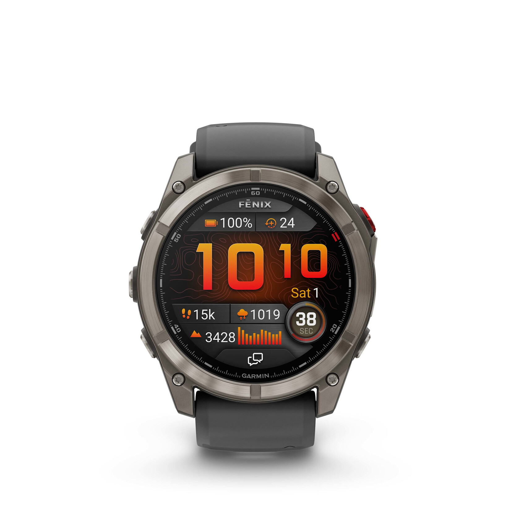 Garmin Garmin fenix 8 Pro – 47 mm, AMOLED, Titanium w/ Graphite/Black Band