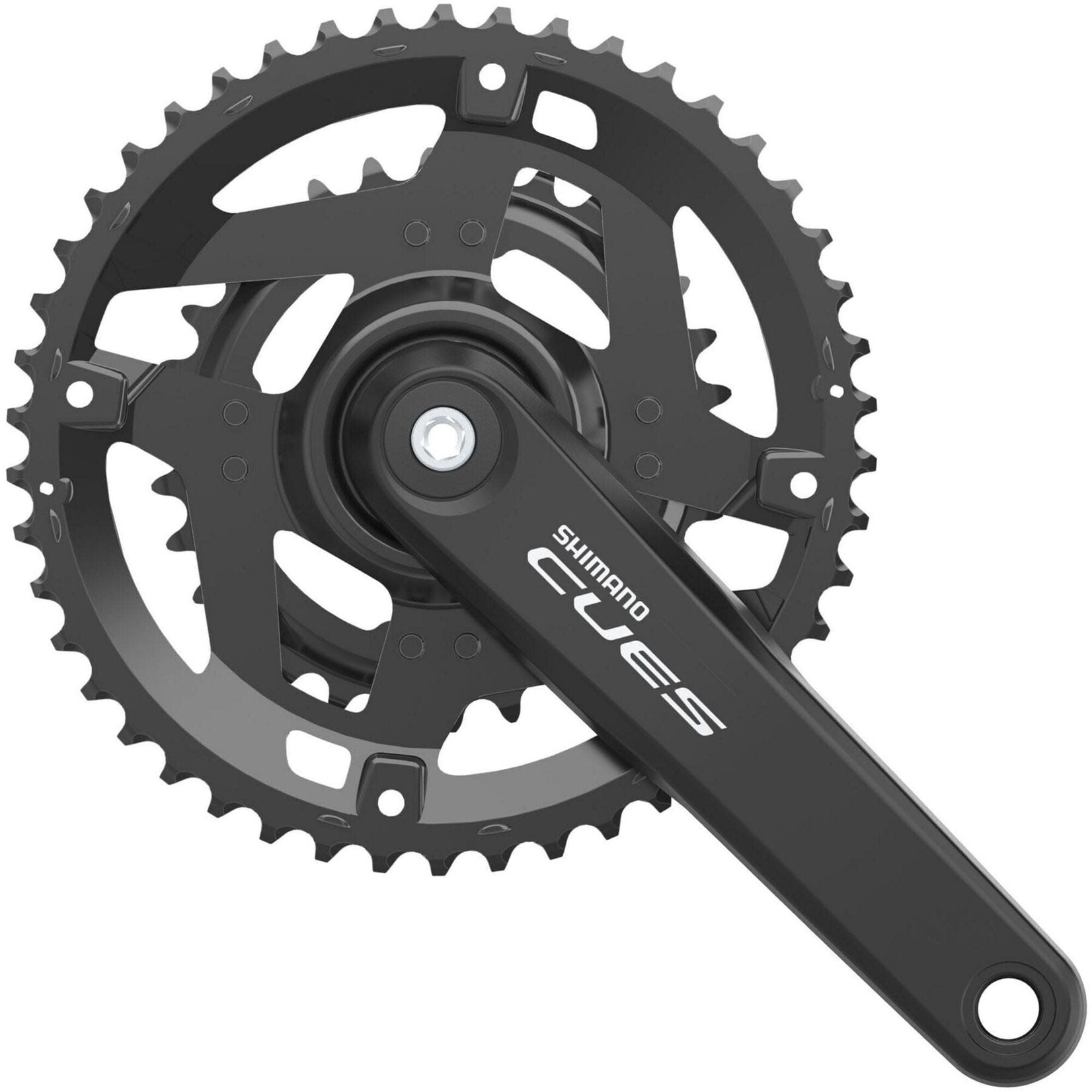 Shimano Chainset FC-U4010 CUES 2 piece design for 9/10-speed, 175 mm, 46/30T