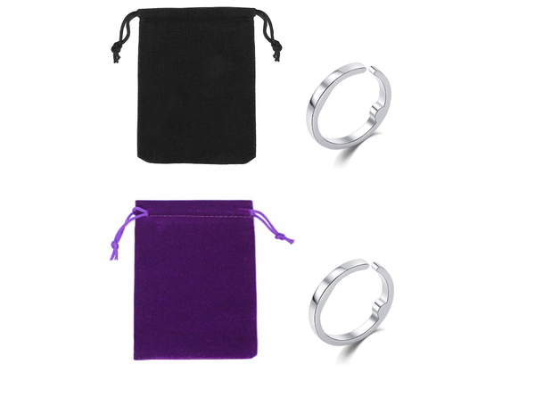 Generise Generise Acusnore Sterling Zilver 2 Drukpunten Snurkring - Maat Klein Generise Generise Acusnore Sterling Zilver 2 Drukpunten Snurkring - Maat Klein