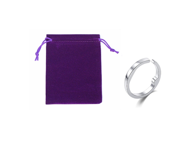 Generise Generise Acusnore Sterling Zilver 2 Drukpunten Snurkring - Maat Klein Generise Generise Acusnore Sterling Zilver 2 Drukpunten Snurkring - Maat Klein
