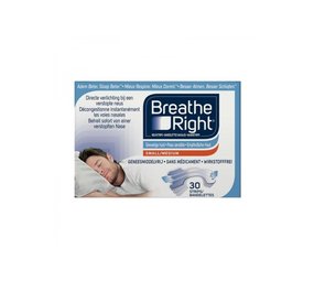 Breathe Right Breathe Right Clear Neuspleisters Small/Medium - 30 Strips