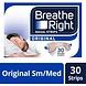 Breathe Right Breathe Right Nasal Strips Natural Small/Medium - 30 pleisters Breathe Right Breathe Right Nasal Strips Natural Small/Medium - 30 pleisters