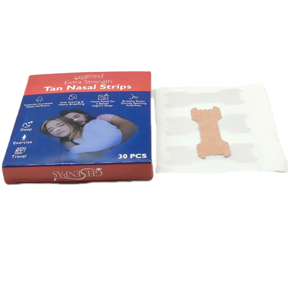 Deepsleep Nasal Strips Breathe better Extra Sterk All Sizes  - 30 neuspleisters Deepsleep Nasal Strips Breathe better Extra Sterk All Sizes  - 30 neuspleisters