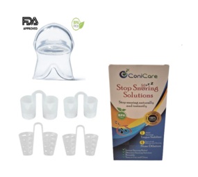 Deepsleep Anti snurk pakket - Tongstabilisator en neusspreiders Deepsleep Anti snurk pakket - Tongstabilisator en neusspreiders