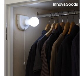 Huismerk InnovaGoods Draagbare Ledlamp Treklamp Kledingkast Huismerk InnovaGoods Draagbare Ledlamp Treklamp Kledingkast