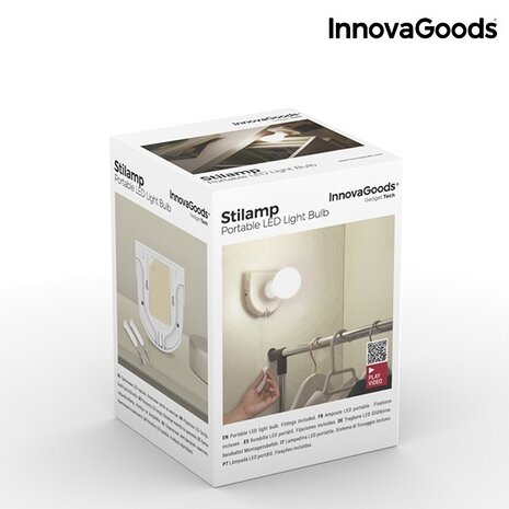 Huismerk InnovaGoods Draagbare Ledlamp Treklamp Kledingkast Huismerk InnovaGoods Draagbare Ledlamp Treklamp Kledingkast