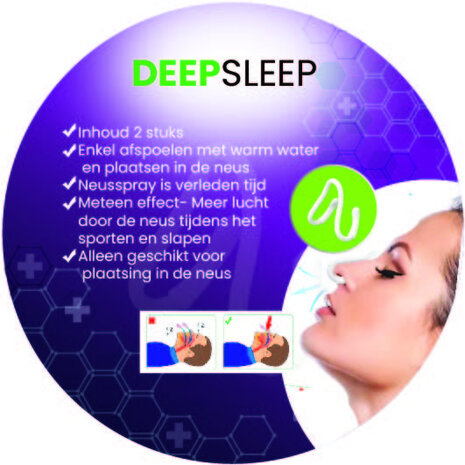 Deepsleep Deepsleep Anti snurk neusspreider - Dilator model 2 Deepsleep Deepsleep Anti snurk neusspreider - Dilator model 2