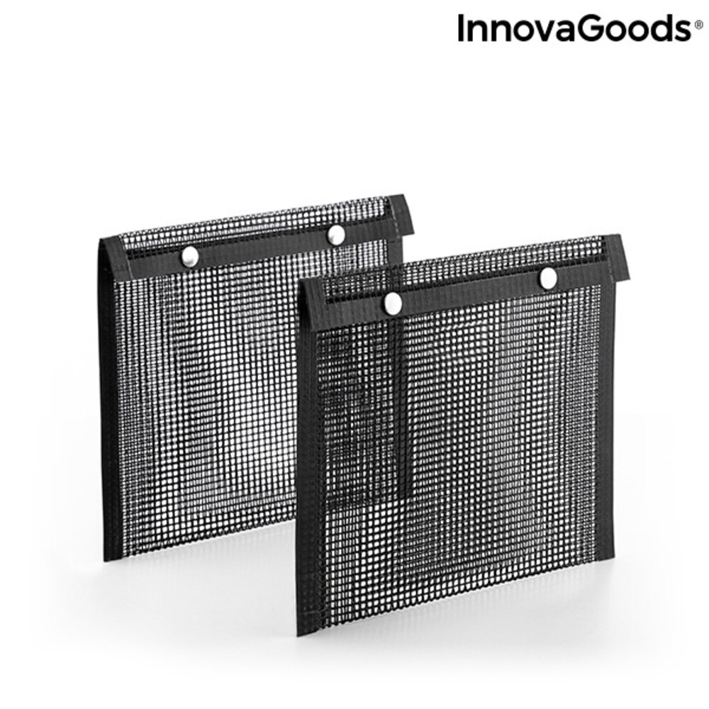 InnovaGoods InnovaGoods Grillnetzakken Barbecue, 2 stuks - 24 x 28 cm InnovaGoods InnovaGoods Grillnetzakken Barbecue, 2 stuks - 24 x 28 cm