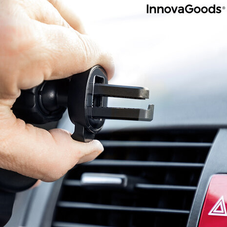 InnovaGoods InnovaGoods Telefoonhouder Met Draadloze Oplader - 9 x 10 x 10 cm InnovaGoods InnovaGoods Telefoonhouder Met Draadloze Oplader - 9 x 10 x 10 cm