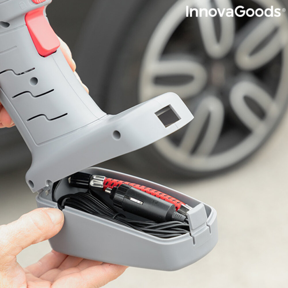 InnovaGoods InnovaGoods Draagbare Luchtcompressor - 18 x 25 x 8 cm InnovaGoods InnovaGoods Draagbare Luchtcompressor - 18 x 25 x 8 cm