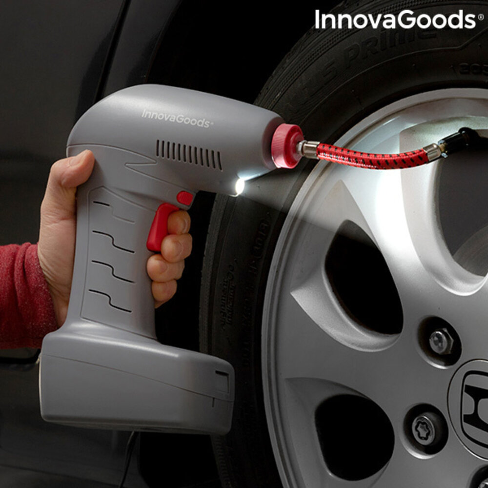 InnovaGoods InnovaGoods Draagbare Luchtcompressor - 18 x 25 x 8 cm InnovaGoods InnovaGoods Draagbare Luchtcompressor - 18 x 25 x 8 cm
