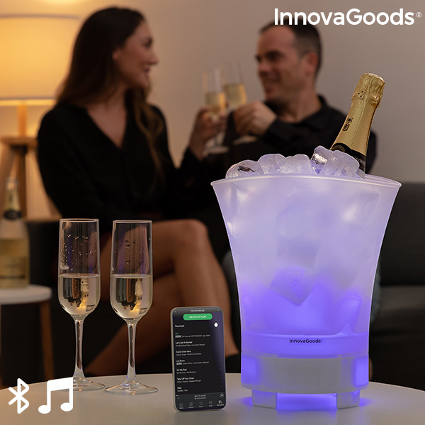 InnovaGoods InnovaGoods IJsemmer met LED en Speaker, Oplaadbaar - 5W