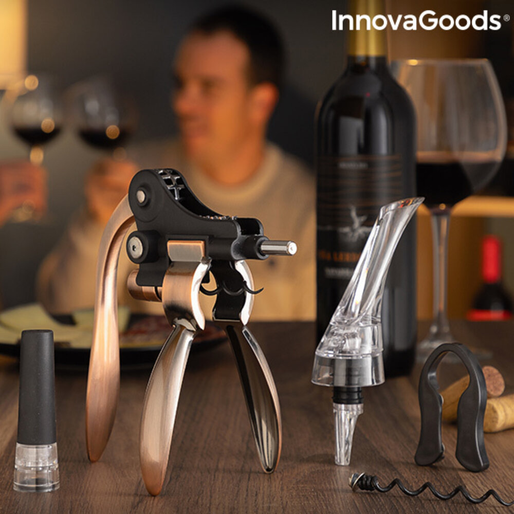 InnovaGoods InnovaGoods Wijnaccessoireset Servin - 5-delig