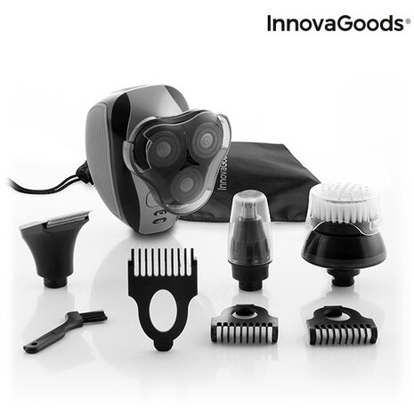 InnovaGoods InnovaGoods 5 in 1 Oplaadbaar Ergonomisch Scheerapparaat Shavestyler