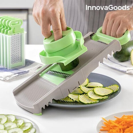 Huismerk InnovaGoods Keukenrasp 6-in-1 Opvouwbaar Mandoline Huismerk InnovaGoods Keukenrasp 6-in-1 Opvouwbaar Mandoline