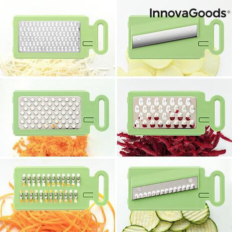 Huismerk InnovaGoods Keukenrasp 6-in-1 Opvouwbaar Mandoline Huismerk InnovaGoods Keukenrasp 6-in-1 Opvouwbaar Mandoline