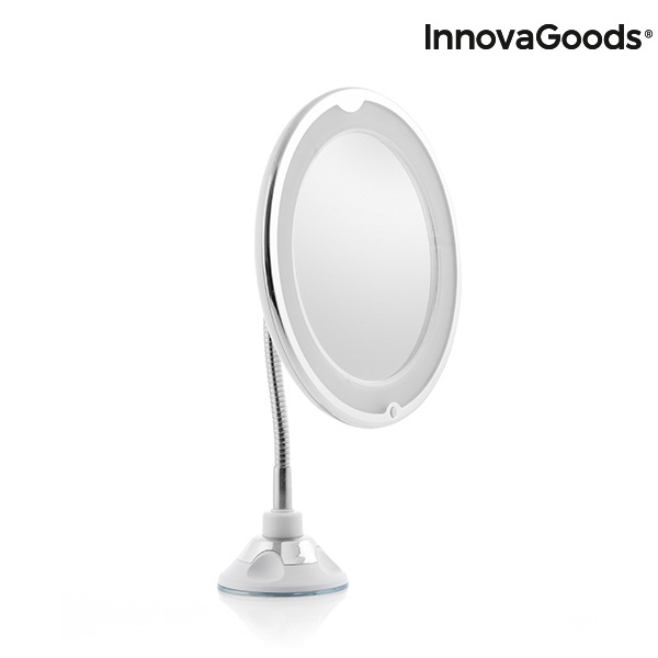 InnovaGoods InnovaGoods LED Spiegel Met Flexibele Arm & Zuignap - 20 cm