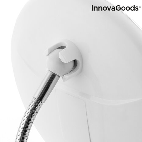 InnovaGoods InnovaGoods LED Spiegel Met Flexibele Arm & Zuignap - 20 cm InnovaGoods InnovaGoods LED Spiegel Met Flexibele Arm & Zuignap - 20 cm