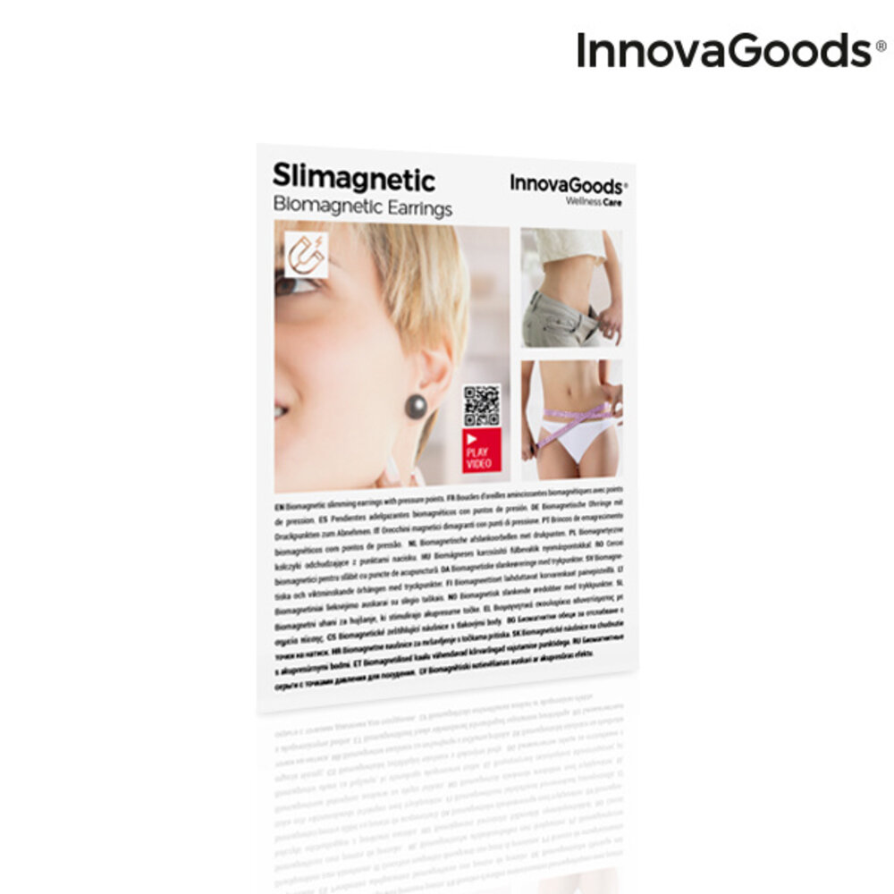 InnovaGoods InnovaGoods Slimagnetic Bio-magnetische Oorbellen - 1 x 0,5 x 1 cm InnovaGoods InnovaGoods Slimagnetic Bio-magnetische Oorbellen - 1 x 0,5 x 1 cm