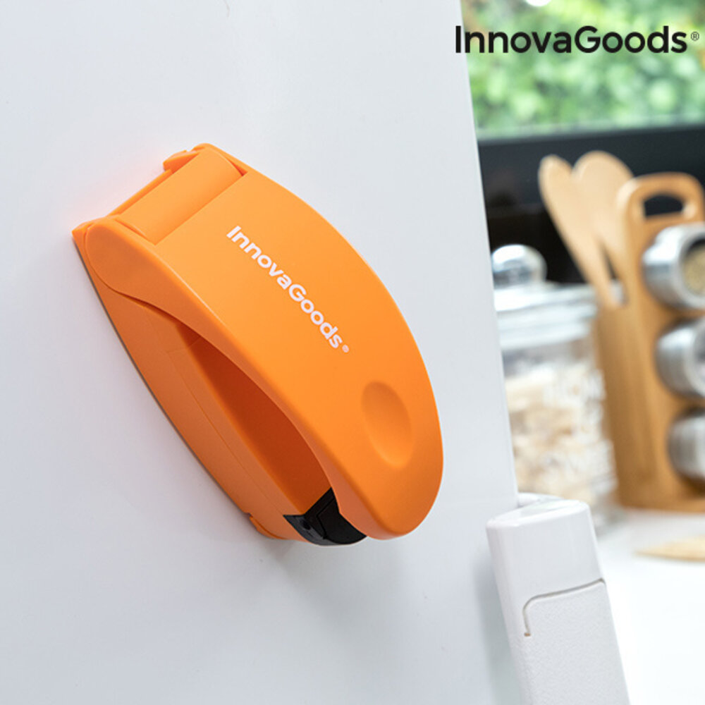 InnovaGoods InnovaGoods Zakverzegelaar Met Snijder & Magneet - 10,5 x 4,5 x 4,5 cm InnovaGoods InnovaGoods Zakverzegelaar Met Snijder & Magneet - 10,5 x 4,5 x 4,5 cm