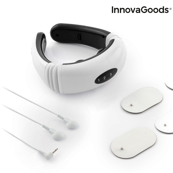 InnovaGoods Elektromagnetische Nek- & Rugmassage Apparaat - 17 x 14 x 5 cm afbeelding