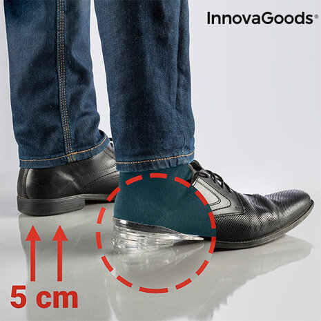 InnovaGoods InnovaGoods Verhogende Inlegzolen - 5 cm InnovaGoods InnovaGoods Verhogende Inlegzolen - 5 cm