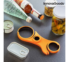 InnovaGoods InnovaGoods Multifunctionele Flesopener, 5-in-1 - 24,5 x 9 x 2 cm InnovaGoods InnovaGoods Multifunctionele Flesopener, 5-in-1 - 24,5 x 9 x 2 cm