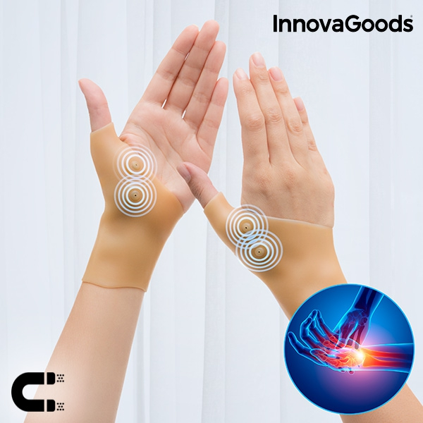 InnovaGoods Polsbrace, Magnetische Punten - 2 stuks afbeelding