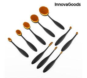 InnovaGoods InnovaGoods Ovale Make-Up Borstelset - 11-delig InnovaGoods InnovaGoods Ovale Make-Up Borstelset - 11-delig