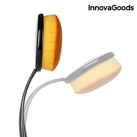 InnovaGoods InnovaGoods Ovale Make-Up Borstelset - 11-delig InnovaGoods InnovaGoods Ovale Make-Up Borstelset - 11-delig